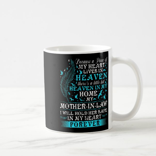 Caneca De Café Madre-sogra na memória Anjo da proteção (Direita)