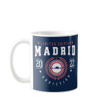 Madrid Espanha Estilo Desportivo Azul Marinho