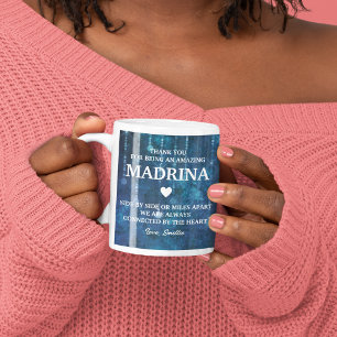 Caneca De Café Madrina, Madrina Espanhola, Madrina, Obrigado, Men