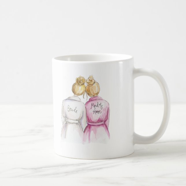 Caneca De Café Madrinha de casamento? Empregada doméstica loura (Direita)