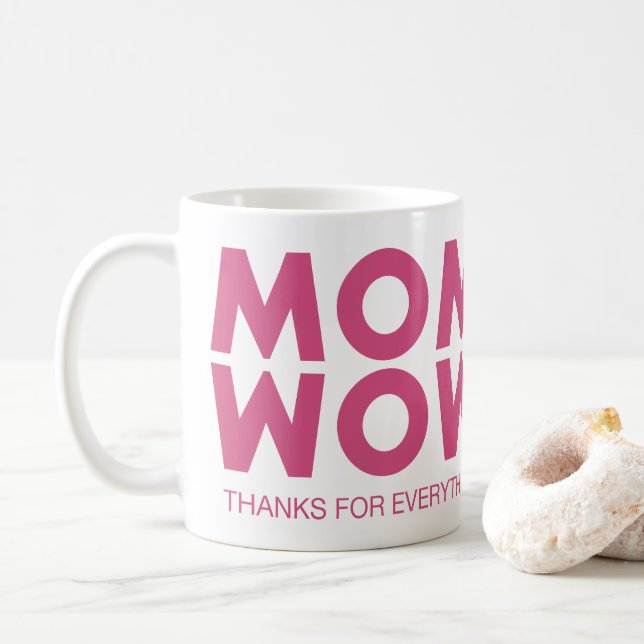 Caneca De Café Mãe! (Com Donut)