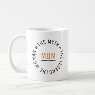 Caneca De Café Mãe A Mulher O Mito A Lenda Personalizada