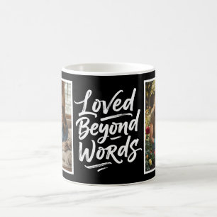 Caneca De Café Mãe Amada Além das Palavras Personalizado 2 Fotos 
