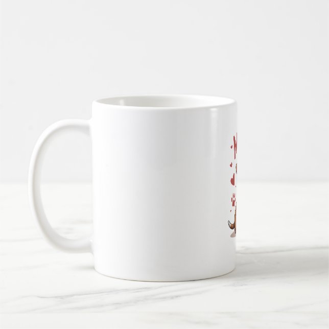 Caneca De Café Mãe American Bully Cachorro Fofo Mamãe Engraçado M (Esquerda)