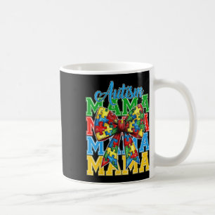 Caneca De Café Mãe Autista Neuro Diversa Coquete Laço Mamãe Dia d