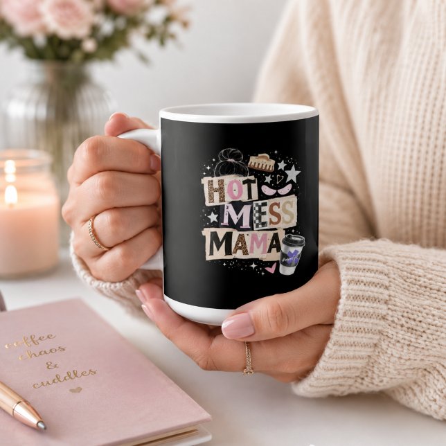 Caneca De Café Mãe bagunçada (Criador carregado)