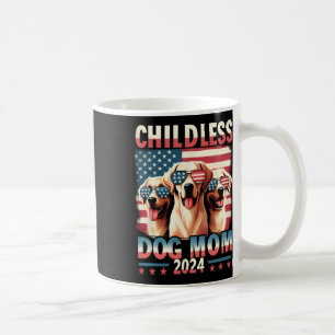 Caneca De Café Mãe, Cachorro Sem Filhos Mãe 2024 Kamala Harris Ca