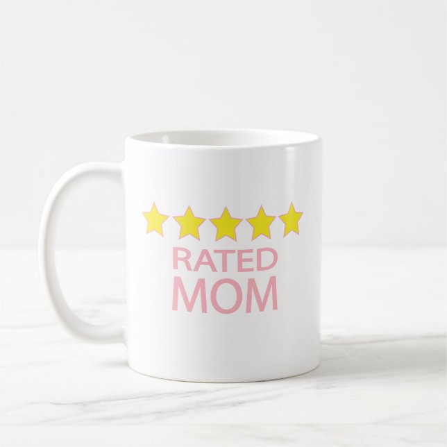 Caneca De Café Mãe Cinco Estrelas (Esquerda)