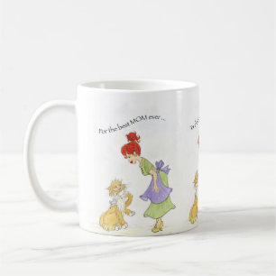 Caneca De Café Mãe com gato