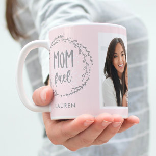 Caneca De Café Mãe Combustível - Foto personalizada de COR EDIT