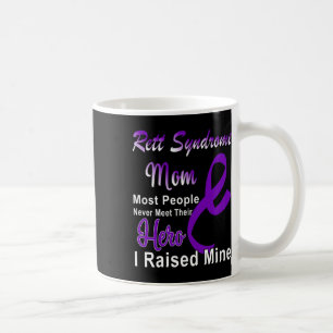 Caneca De Café Mãe Consciente da Síndrome de Rett Família com Tra