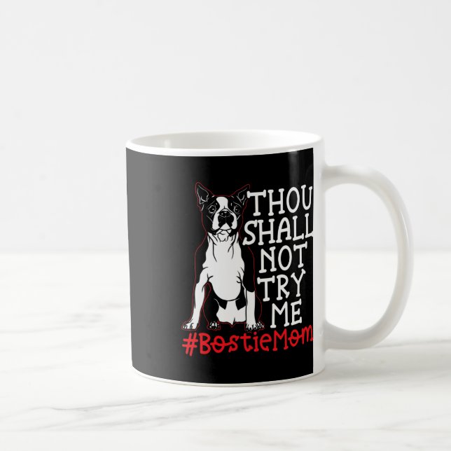 Caneca De Café Mãe Custa Boston Terrier Dog Lover (Direita)