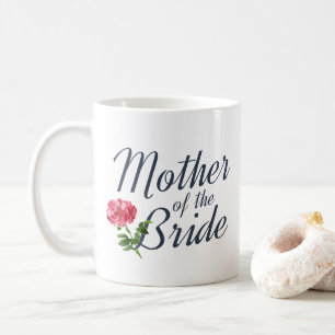 Caneca De Café Mãe da Caligrafia do Casamento Bride   Mug