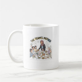Caneca De Café Mãe da equipe