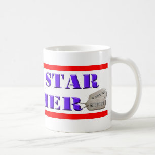 Caneca De Café Mãe da estrela azul - 2 estrelas