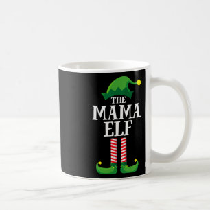 Caneca De Café Mãe da Festa de Natal do Grupo Familiar da Mãe Elf