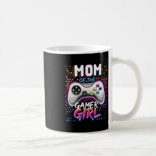 Caneca De Café Mãe Da Garota Gamer Correspondendo Aniversário De