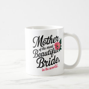 Caneca De Café Mãe Da Noiva Mais Bonita Feliz Noiva Pa