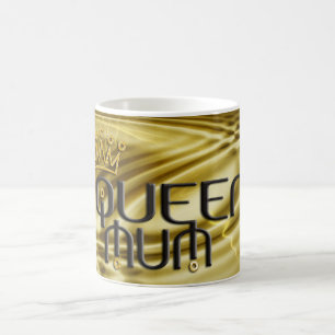 Caneca De Café Mãe da rainha/coroa do ouro