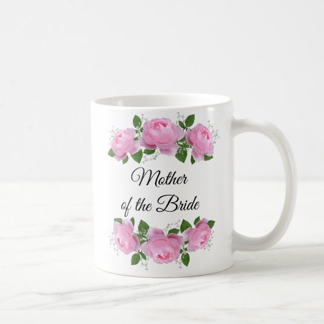 Caneca De Café Mãe da Rosa de noiva Mug de Café Personalizado (Direita)