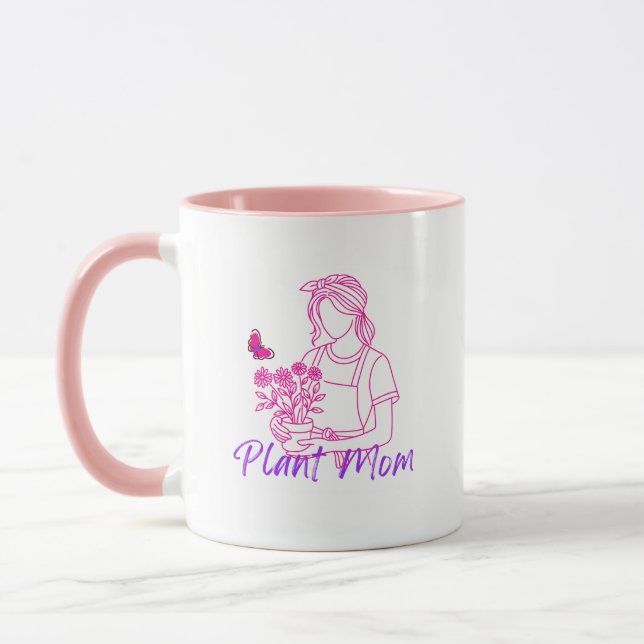Caneca de café "Mãe das Plantas" de jardinagem (Esquerda)