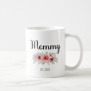 Caneca De Café Mãe De 2025 Promovida Para A Gravidez Da Mãe Mamãe