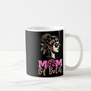 Caneca De Café Mãe de Ambos Futebol Cheerleading Dia de Jogo da M