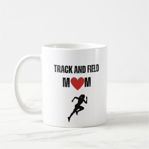 Caneca De Café Mãe de atletismo