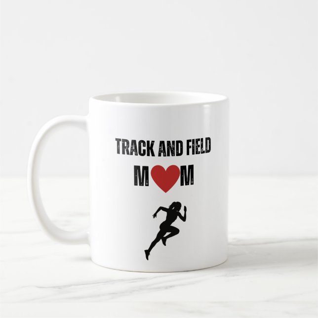 Caneca De Café Mãe de atletismo (Esquerda)