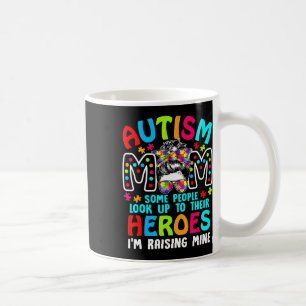 Caneca De Café Mãe de Autista Criando um Herói Peça de Puzzle Apo