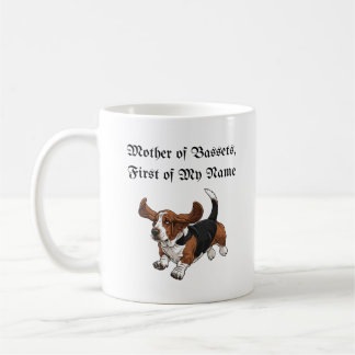 Caneca De Café Mãe de Bassets, Primeiro do Meu Nome