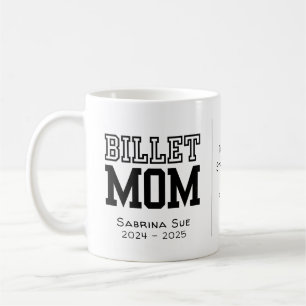 Caneca De Café Mãe de Billet Personalizada com Citação Sentimenta