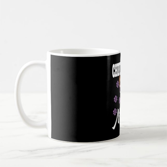 Caneca De Café Mãe de cachorro Chihuahua feminino (Esquerda)