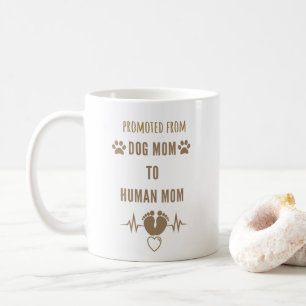 Caneca De Café Mãe De Cachorro Para Mãe Humana Promovida Engraçad