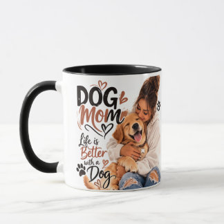 Caneca de Café Mãe de Cachorro | Urso Teddy Fofo e
