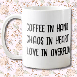 Caneca De Café Mãe De Café Momlife Engraçado Dia de as mães Bonit