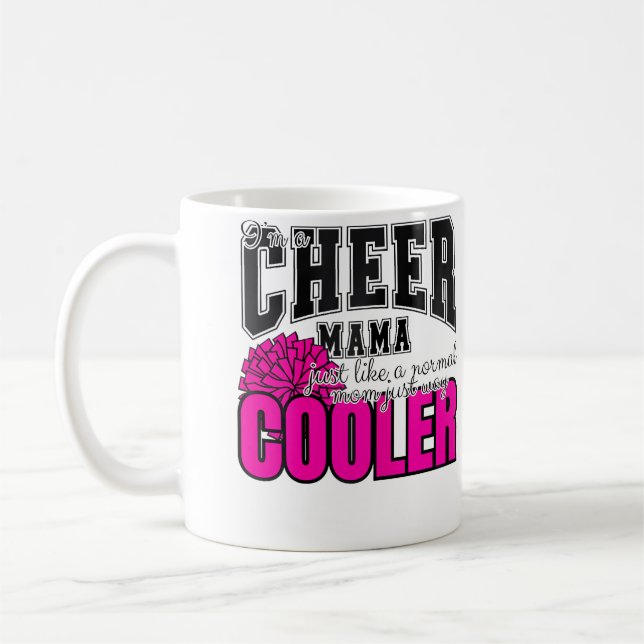 Caneca De Café Mãe de Cheerleader Cheerleader Mãe de Cheer (Esquerda)
