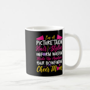 Caneca De Café Mãe de Cheerleading Cheer Estou Tirando Fotos
