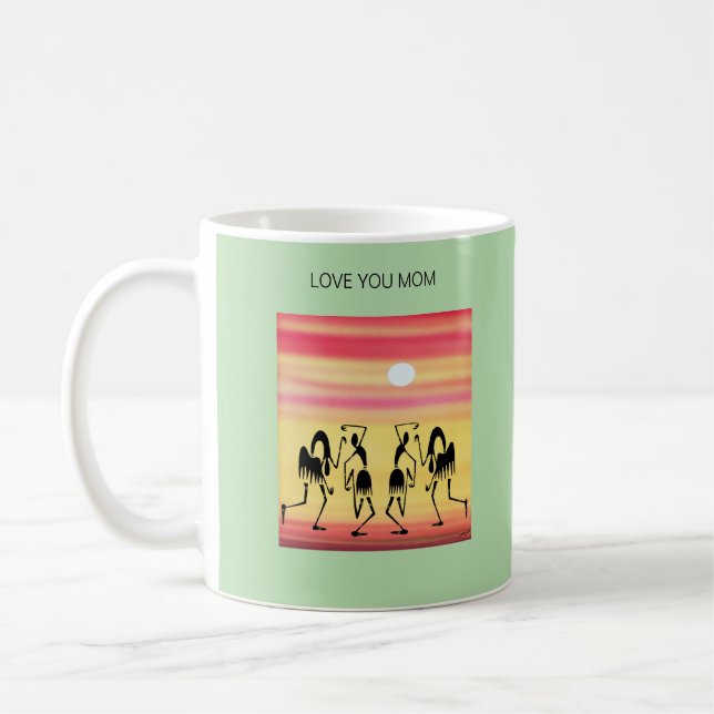 Caneca De Café Mãe de dança de break africano (Esquerda)