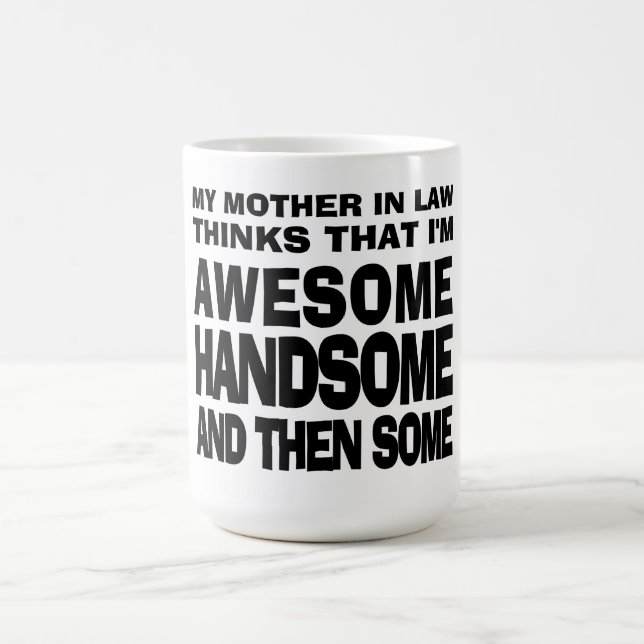 Caneca De Café Mãe de direito diz um filho espetacular (Centro)