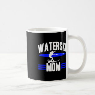 Caneca De Café Mãe de Esqui Aquático Mulheres Atletas Esqui Aquát