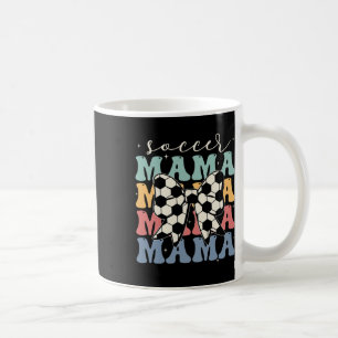 Caneca De Café Mãe de Futebol Americano Retro Groovy Futebol Amer
