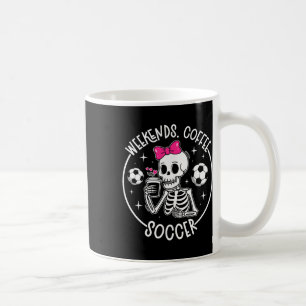 Caneca De Café Mãe de Futebol de Fim de Semana de Café de uma Mãe