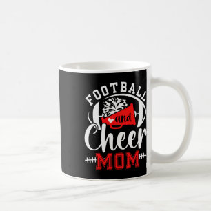 Caneca De Café Mãe de Futebol e Cheer Mãe de Cheerleading e Futeb