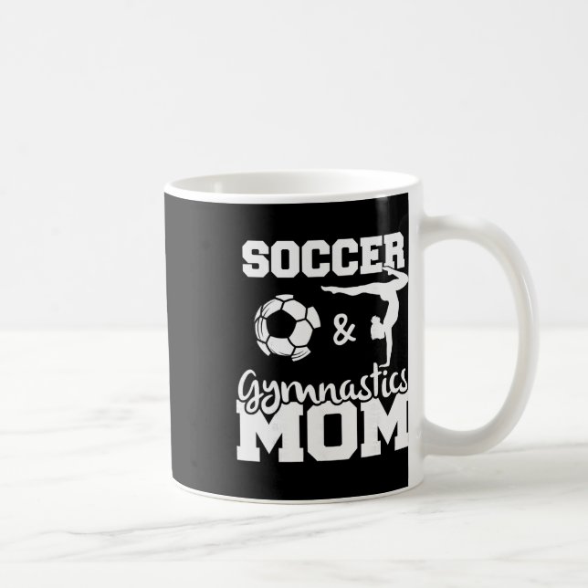 Caneca De Café Mãe de Futebol e Ginástica, Jogadora de Futebol En (Direita)