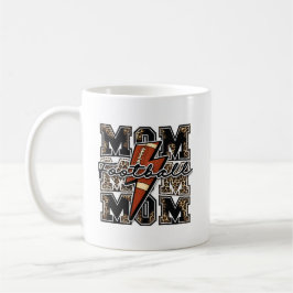 Caneca De Café Mãe de Futebol Raio de Leopardo | Esportes Retrô