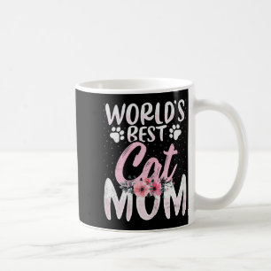 Caneca De Café Mãe de gato do mundo - mãe amante de gatos diverti