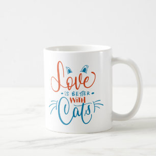 Caneca De Café Mãe de Gato Fofa Gatinho Gatinhos Gatos Louca por