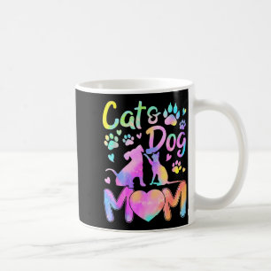 Caneca De Café Mãe de gato mãe de cachorro garota mulheres dia da