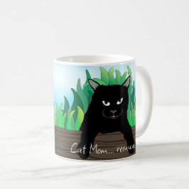 Caneca De Café Mãe de Gato Negro
